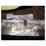 25 VINTAGE FOREIGN COINS