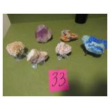 6 PIECES OF CORAL & COLLECTOR ROCKS