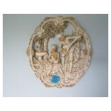 MID CENTURY VICTORIAN CAPODIMONT CHALKWARE WALL