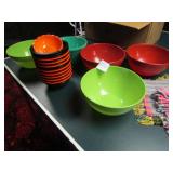 POPCORN BOWLS ;HALLOWEEN BOWLS