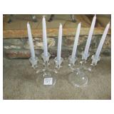2- 3 CANDLELABRAS