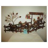 COPPER BAR-X CORRAL WALL DECOR