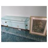 GLASS TABLE  STAND ; PICTURE