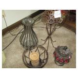 4 WIRE DECOR PIECES