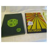 1973 ,75 RECORDER YEAR BOOKS