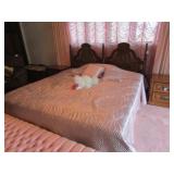 MID CENTURY KING SIZE THOMASVILLE FURNITURE BED