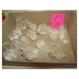 15 PIECES QUARTZ CRYSTAL CLUSTERS