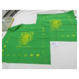 2- 1837 -1987 JOHN DEERECLOTH FLAGS