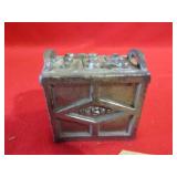 1920'S VESTA RADIO BATTERY ADVERTISING PAPER WEIGT
