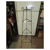 4 TIER WROUGHT IRON BASKET RACK