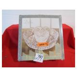 DUBLIN CRYSTAL CHIP & DIP BOWL
