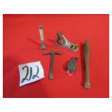 MARX CHILD'S WOOD PLANE ; MINIATURE TOOLS ;