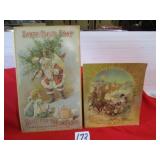 SANTA CLAUS SOAP EMBOSSED TIN SIGN ; CHILDREN