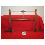 PRIMITIVE 131/2' BUCK SAW - WALNUT W/ ROPE TWIST