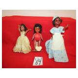 3- VINTAGE DOLLS