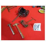 MINIATURE REEL MOWER ; CART ; MINIATURE HAMMER