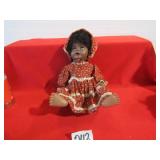 VINTAGE BLACK BABY GIRL DOLL