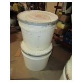 2 PLASTIC STORAGE CONTAINERS 18' X22'