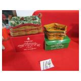 2001 ,2002 TREE TRIMMINGS LONGABERGER BASKETS