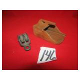 MINI 5' WOODEN CRANBERRY SCOOP ; MINI DOUBLE PULLY