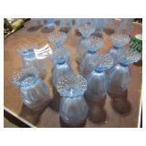 10- VINTAGE GORHAM BLUE GOBLETS