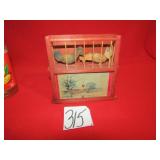 WOW! EARLY HAND CRANK CHICKENS EATING MUSICAL