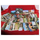 100 VINTAGE INDIANA POST CARDS ;MORE