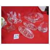 6- CANDLE HOLDERS ; MORE