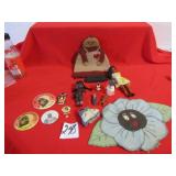 DOLLS ; PIN BACK BUTTONS ; MORE