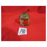 TIN HAND CRANK MUSIC TOY - MARKED GERMANY