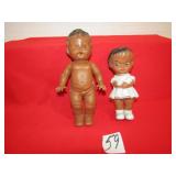 VINTAGE 1950'S TOD L TOT  AFRICAN DOLL ; 1962
