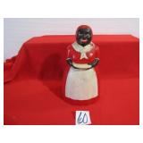 VINTAGE EARLY PLASTIC AUNT JEMIMA COOKIE JAR 111/2