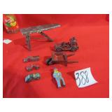 EARLY METAL FOLDING IRONING BOARD ; CI TOYS