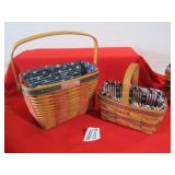 2 - LONGABERGER BASKET - 2001 WHISTLE STOP