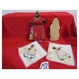 EARLY PLASTIC AUNT JEMIMA NOTE PAD ; MORE