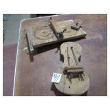 OLD VIOLEN MAKER'S MOLD & CLAMP