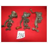 3- ROLLMAN FOOD CHOPPERS -#11, #21