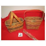 1992 SEASON GREETING LONGABERGER BASKET ; 1989