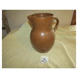 11" BROWN STONE PITCHER