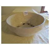 121/2" STONE BOWL W/ SMALL CRACK