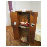 12" X331" WALL CABINET W/ DECOR