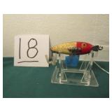 HEDDONBABY WOODEN LURE, DOWAGIC RED HEAD