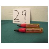 2- DAISY BB GUN OIL TUBES