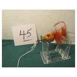 SOUTH BEND STRIKE WOODEN FEATHERED LURE ORENO