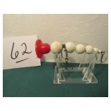 WOODEN HELGA DEVIL LURE, ETCHEN TACKLE CO 1946