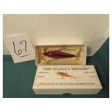 THE NIANGUA MINNOW, LITTLE SAC TACKLE- RED RAINBOW