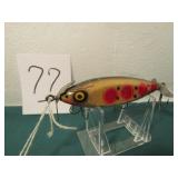 BARRACUDA TIPSY CUBA WOODEN LURE W/PAINTED