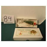 CEDAR  CREEK #105 RED EYE FROG COLLECTOR LURE