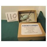 LUCKY LURES BABY BLUE MOUSE COLLECTOR LURE W/BOX