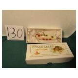 CEDAR CREEK MINNOW #109 WHITE ,PINK GREEN SPOT